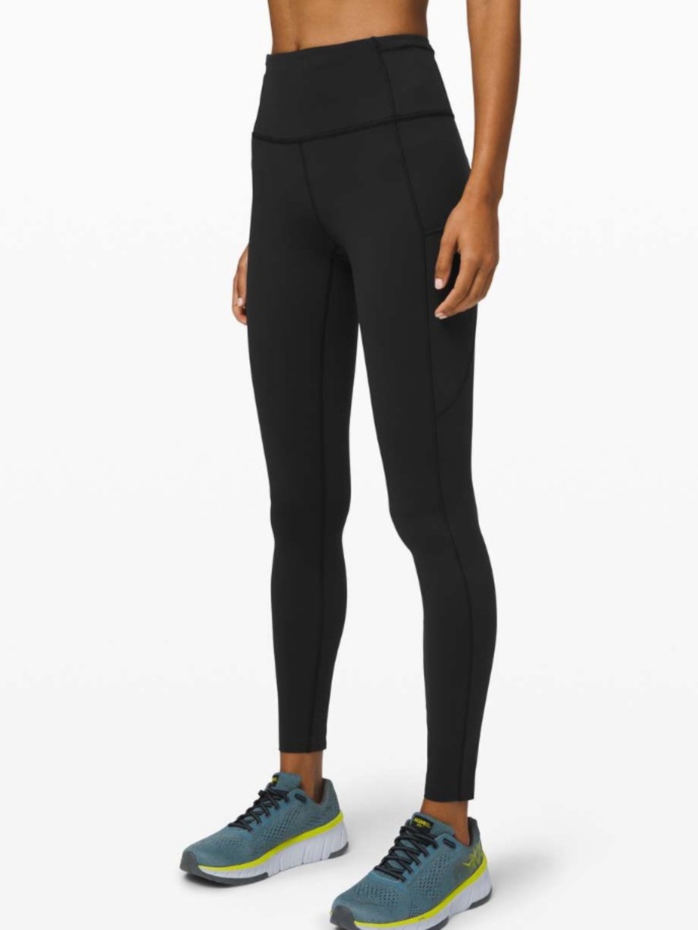Lululemon Fast and Free High-Rise Tight 28" in Black size ten (10)